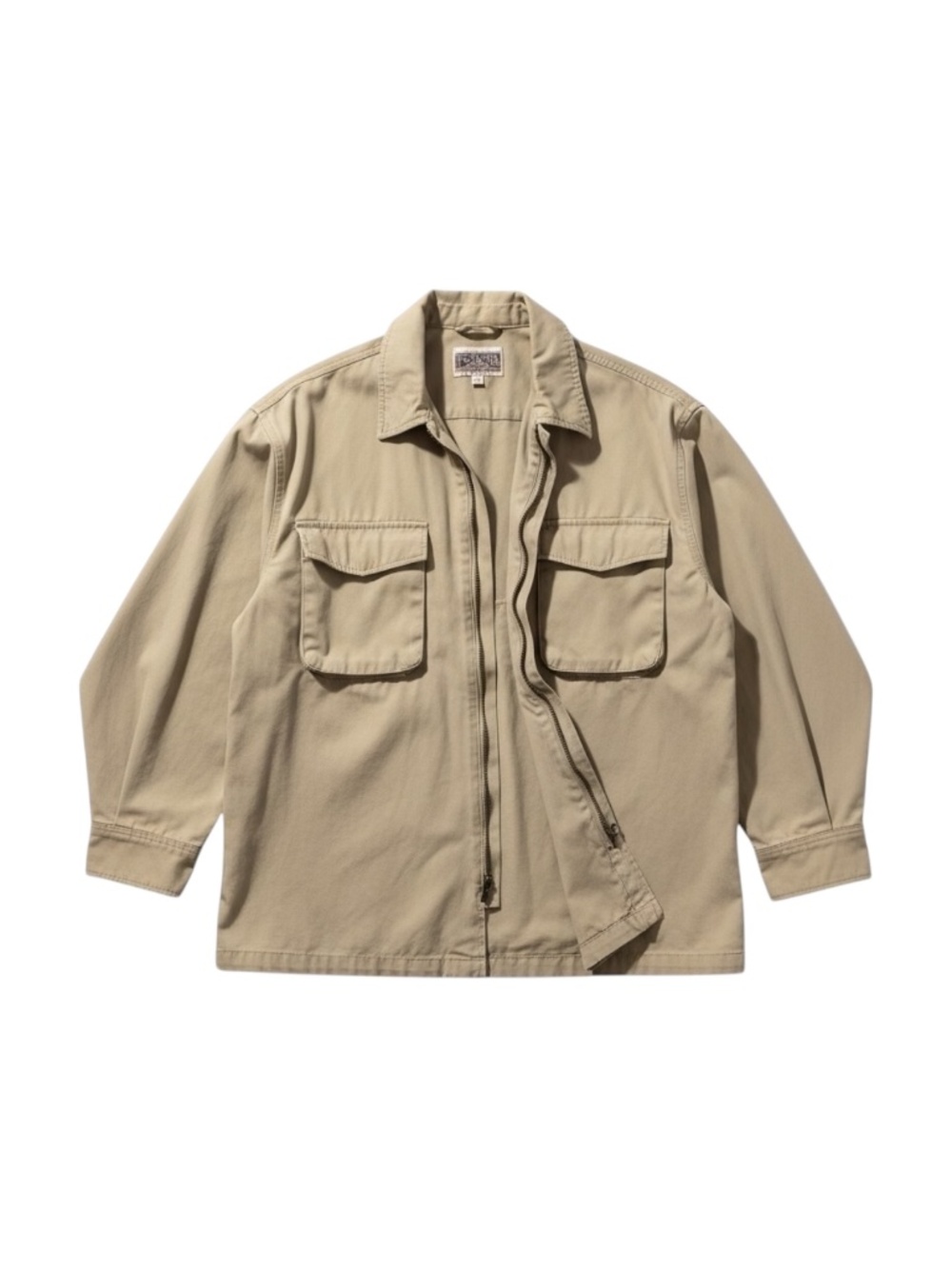 Nevada Jeanswear Vintage Utility‎ Jacket Men’s Small Khaki Cargo Pockets